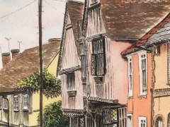 Water Street, Lavenham. The fictional birthplace of Harry Potter ( Godric's Hollow)